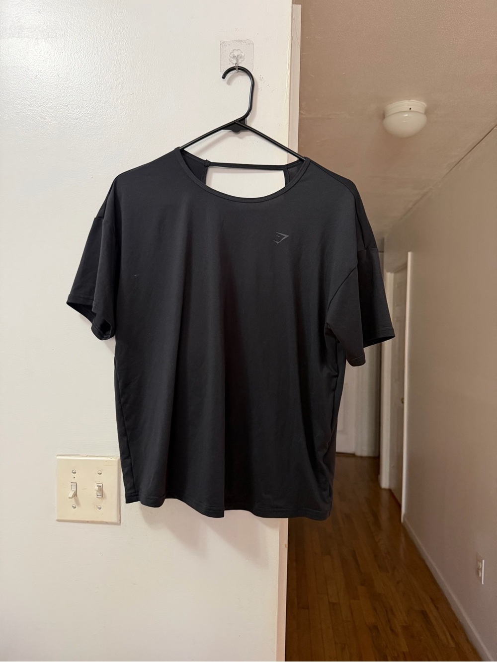 Gymshark Black Short Sleeve Performance Tee